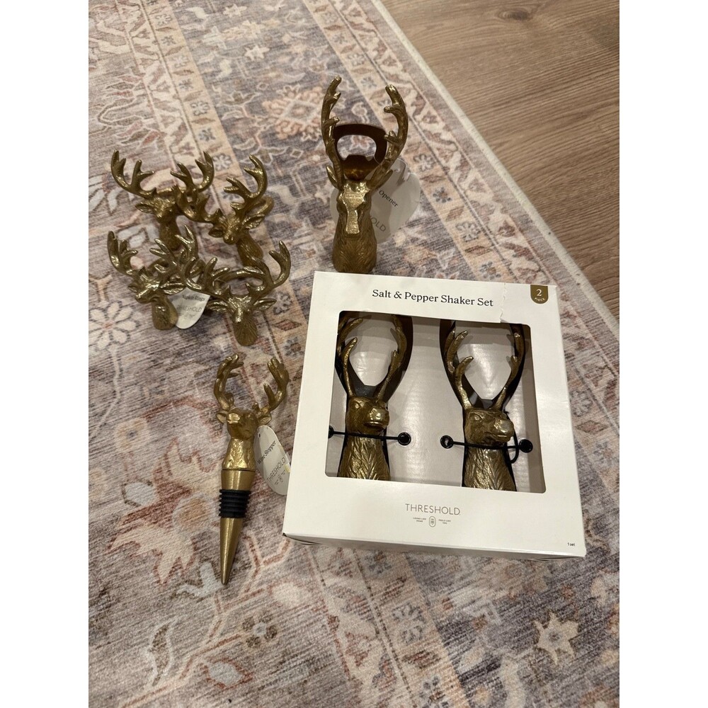 Threshold by Target Gold Deer set- BRAND NEW